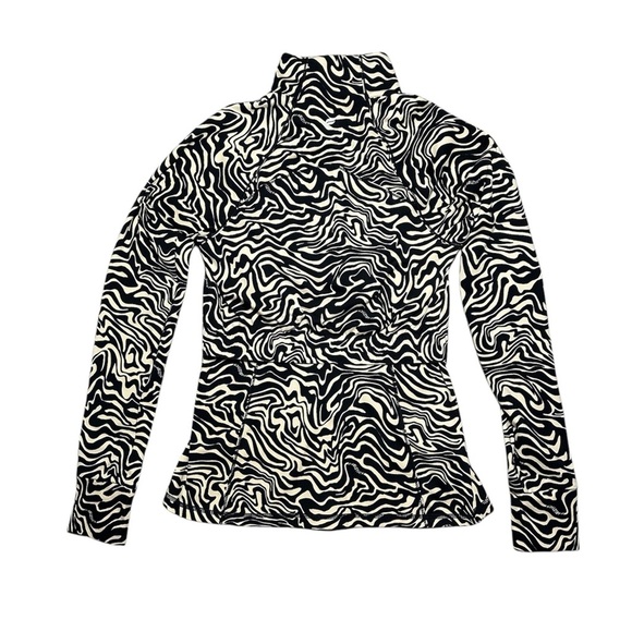 Fabletics Women’s Trinity Performance Jacket in Marbled Zebra XXS - Picture 7 of 13